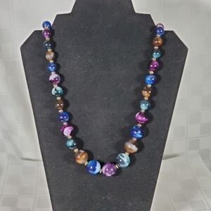 Vtg Beaded Necklace